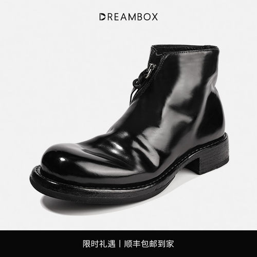 钧博马臀皮高级感切尔西靴