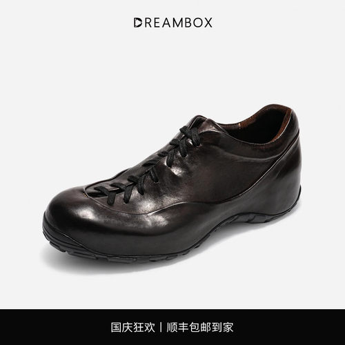 钧博马皮内增高4.5cm老爹鞋