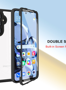 膜透明S2224二SAM壳膜硅胶A机壳全包手4GA20SG保防免贴护套双面M52一体潮款A02M02SSAMSUNG摔壳三星合一适用