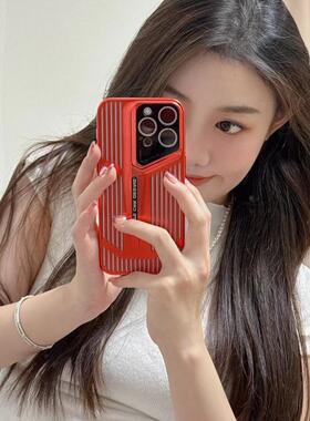 护套适用散热耐用11跑车刀锋自带硬壳创意膜颜值苹果手iPhone1516proMax机壳男女12pm防摔高16plus镜头13保14