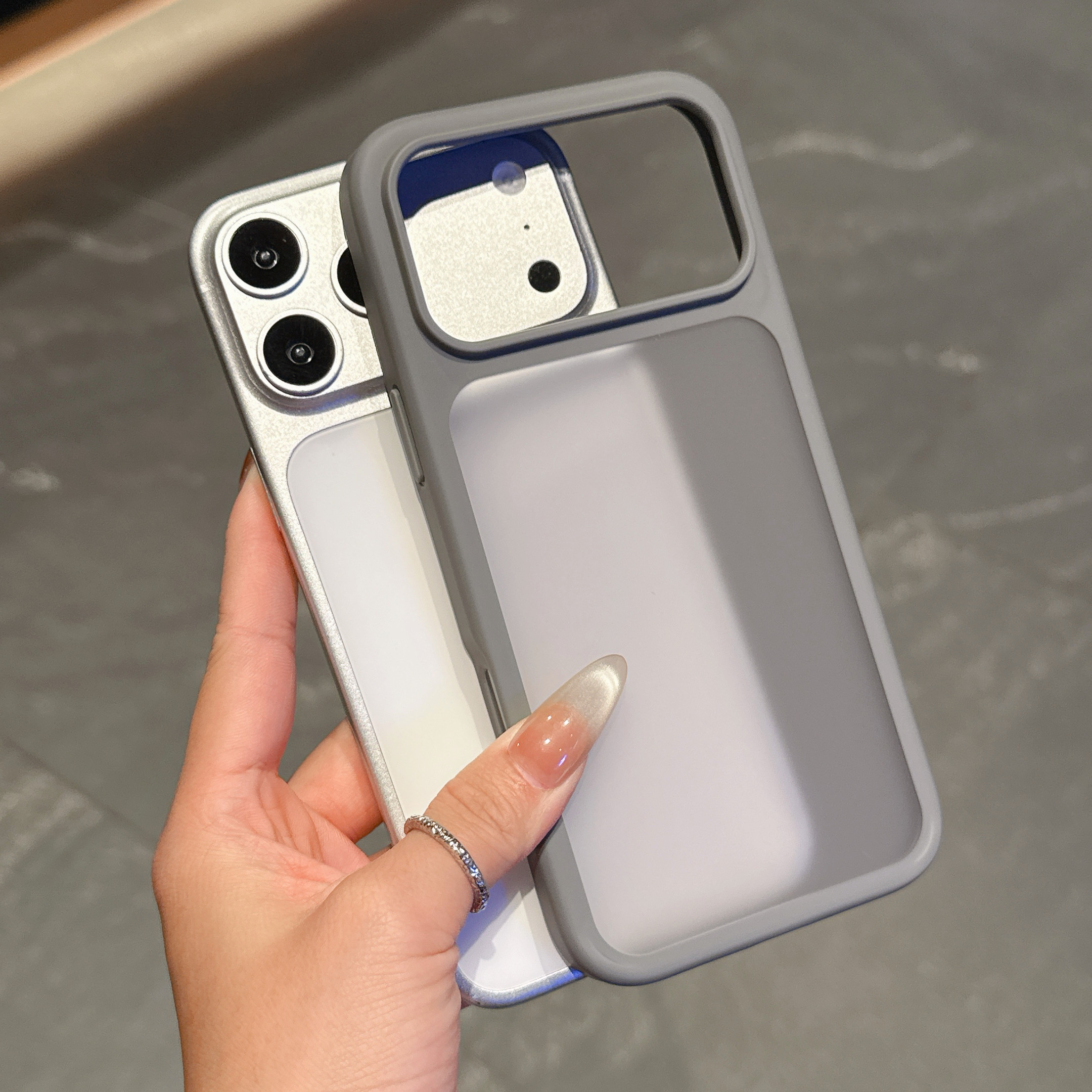 磨砂秒变17适用于iphone17手机壳苹果17Air防汗防指纹黑色16高级感15proMax新款14全包防摔13pro大孔12保护套