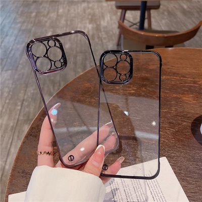 苹果16无边框高级感散热防摔硬壳