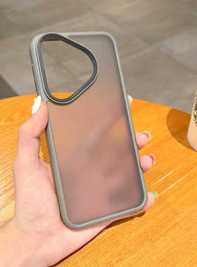 男女磨砂护套亚孔情侣手轻薄壳华为克力简约P70ProPura70Ultrap70保+适用机壳超大HUAWEIp70pro防摔冰雾新款