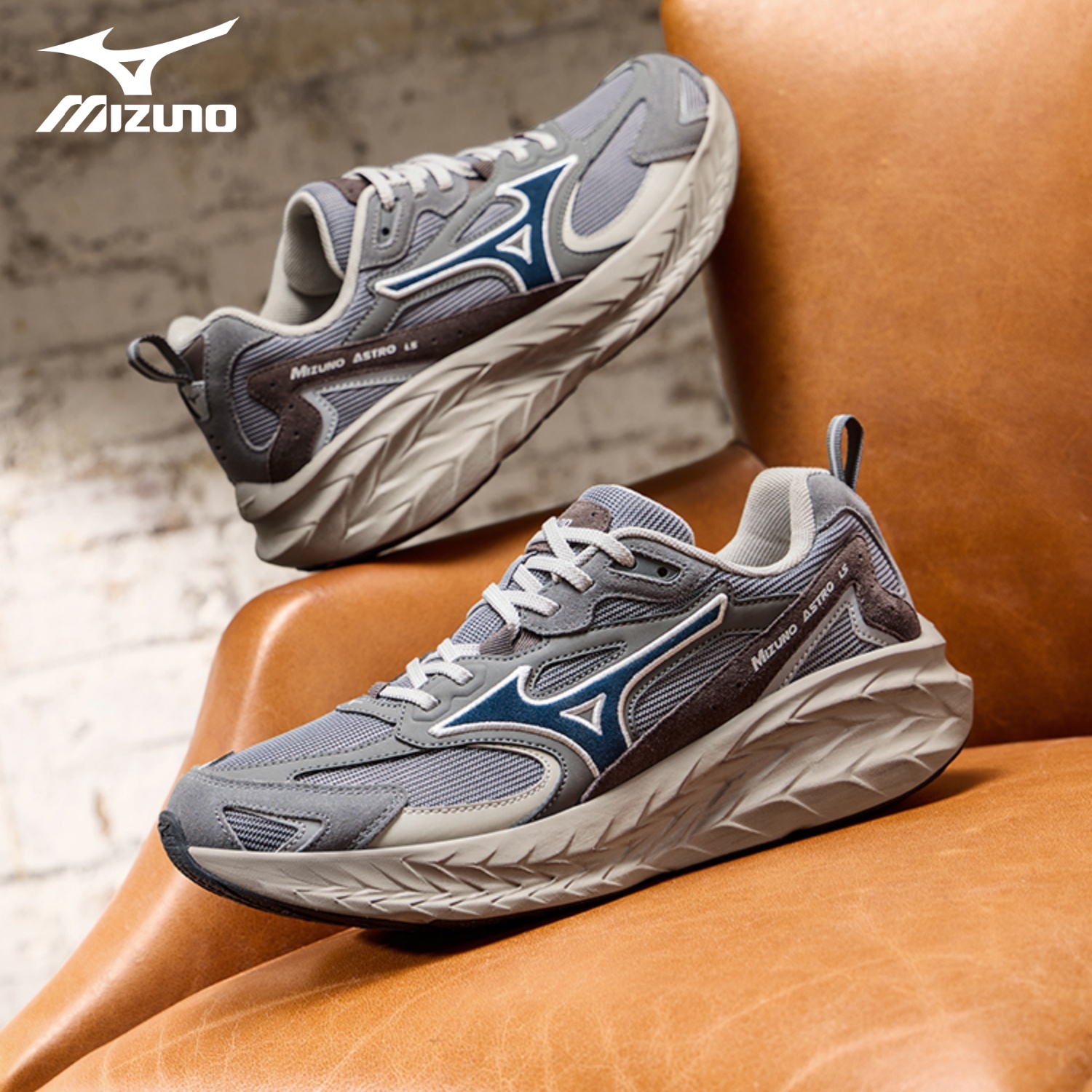 Mizuno美津浓复古跑步鞋缓震透气