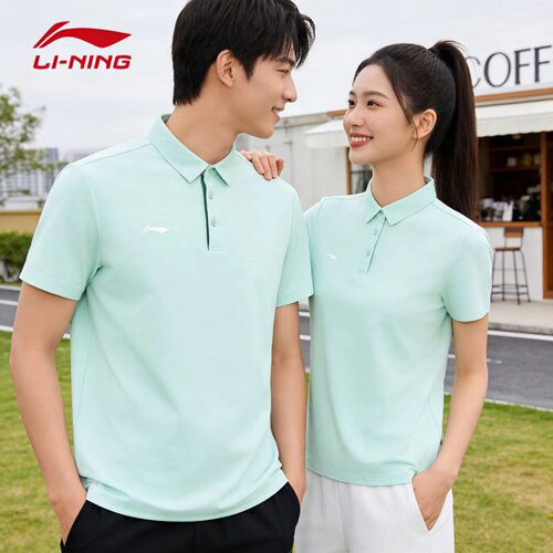 李宁2026夏季透气运动POLO衫男女