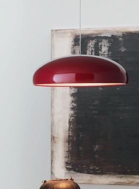 意大利Fontana Arte Pangen餐厅吊灯红色岛台简约现代卧室书房灯