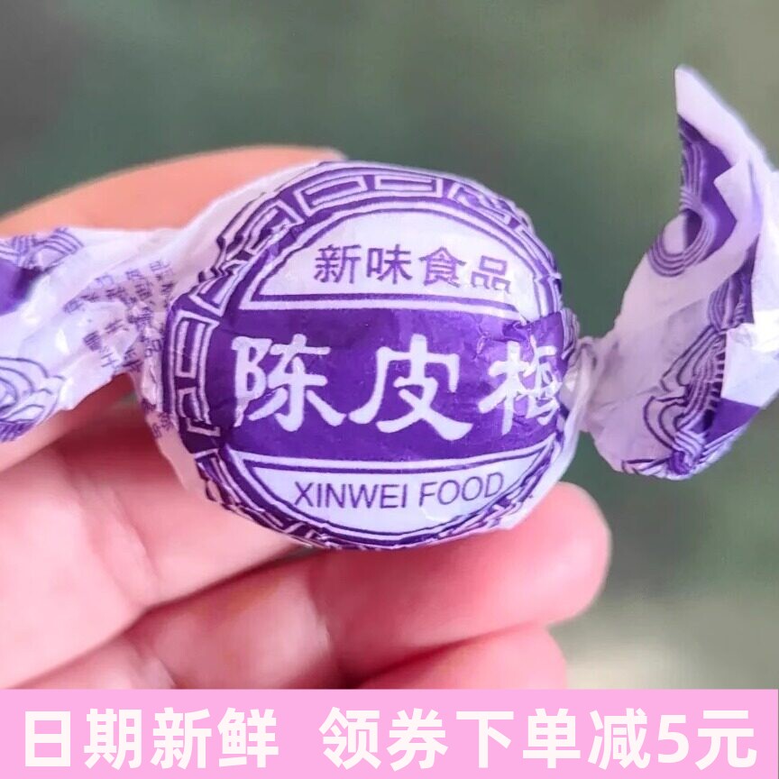 广东特产纸包陈皮梅加应子包嘉应子李子话梅休闲零食250g