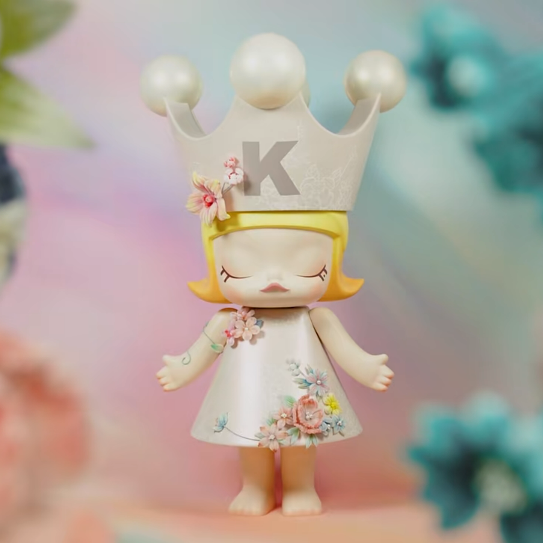 POPMART泡泡玛特漫缦花落·绒