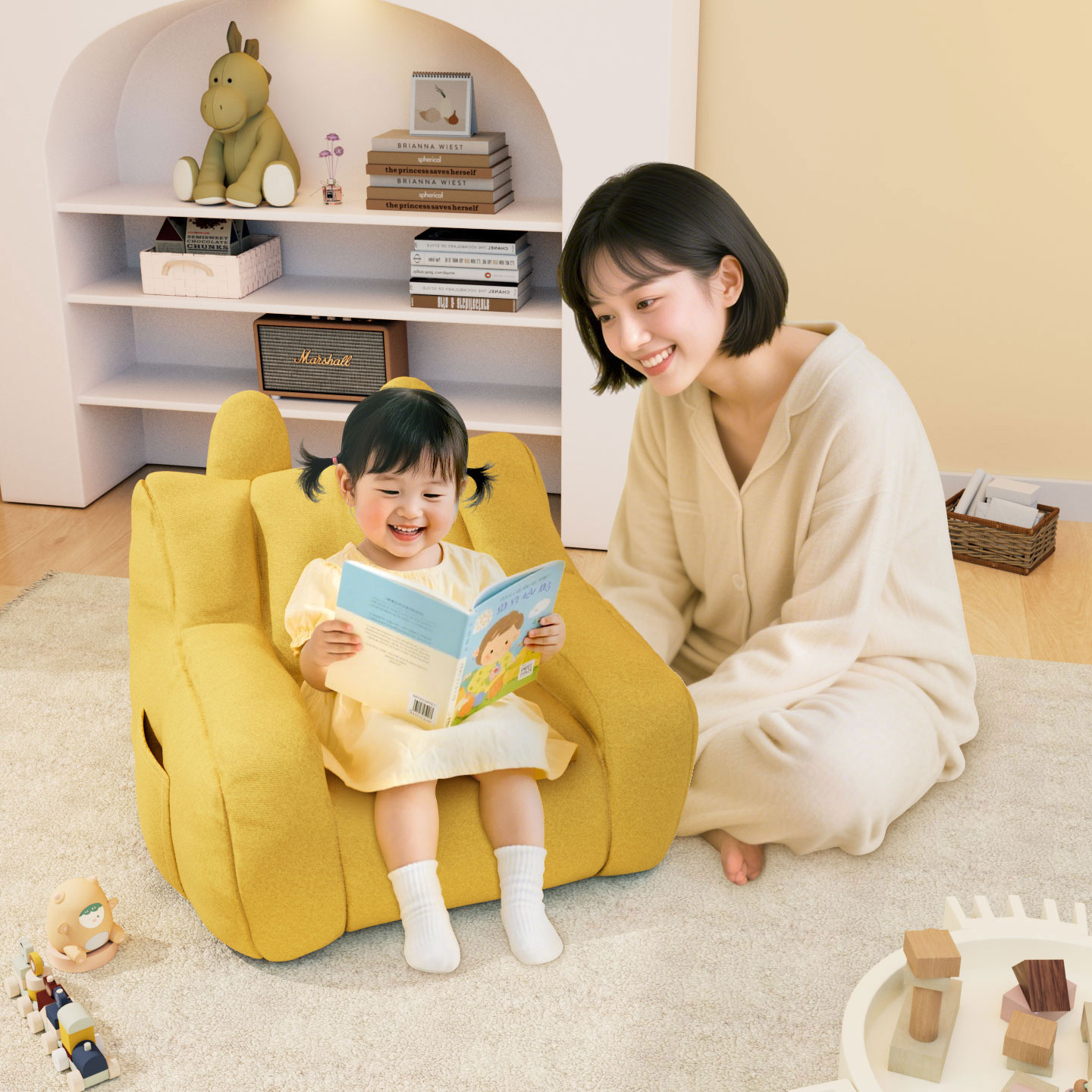 儿童懒人沙发可爱宝宝迷你小沙发婴儿拍照专用卡通沙发椅靠背椅子