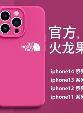 火龙果北面液态硅胶适用于苹果14promax手机壳iphone13香橙色12pro新款17简约15promax软套17防摔16男女生11