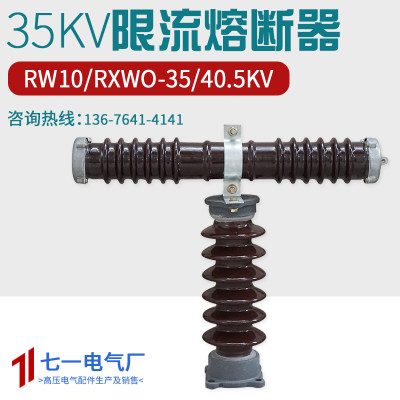 RW10 RXWO-35-40.5KV/0.5A 1A 2A户外PT保护高压陶瓷限流熔断器