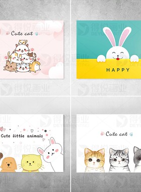 宠猫物弱电多媒体信息箱装饰贴画