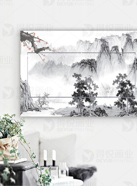 古典山水多媒体信息箱翻新贴画
