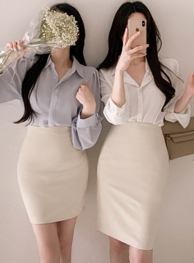 25春秋韩式ol通勤西装半身裙女fromdayone韩国代购新款包裙一步裙