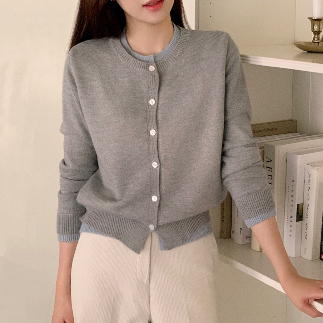 26春秋设计感拼色针织衫外套女装attrangs正品韩国代购好看短开衫,女装/女士精品,毛针织衫,淘宝优惠券,粉丝福利购,淘宝优惠卷