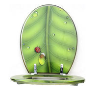 Transparent resin toilet seat cover, thickened and slow-lowering universal toilet seat cover, made of real dried flower shells thumbnail 4