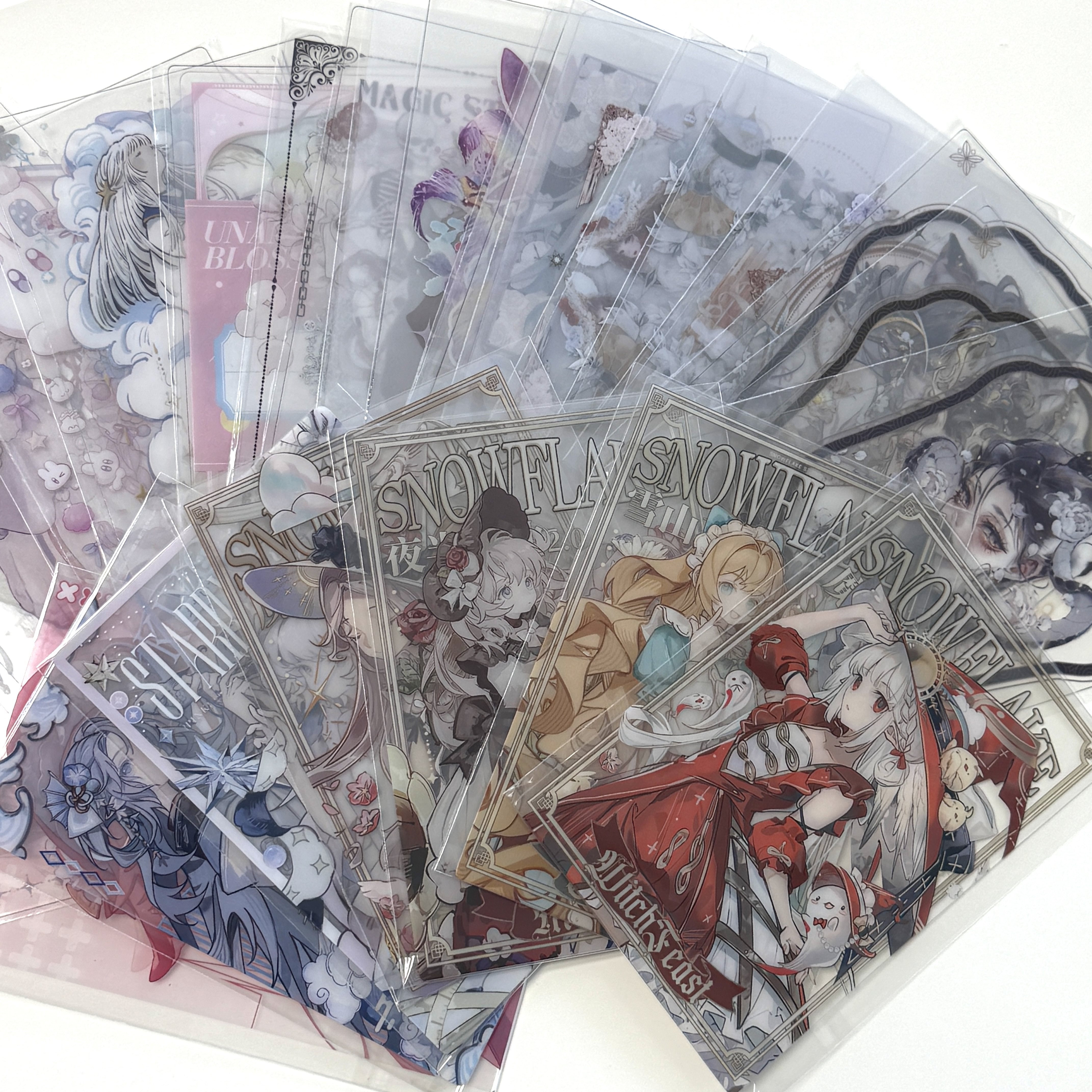 垫板 社团原创人物女手帐周边限量绝版切割板 PVC 动漫卡通小姐