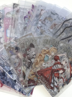 垫板 社团原创人物女手帐周边限量绝版切割板 PVC 动漫卡通小姐姐