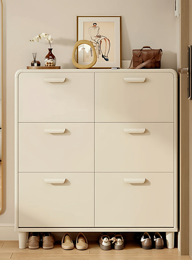 超薄款鞋柜翻斗门后极窄入户门口家用防尘省空间2025年新款小鞋架