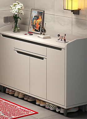 2025新款入户鞋柜门口多层家用轻奢大容量室内玄关柜楼道走廊鞋架