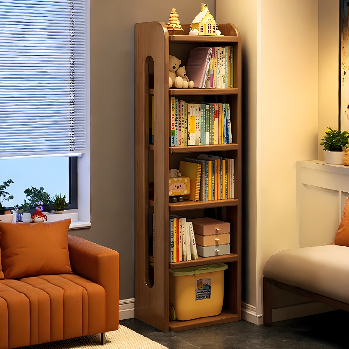 【全网热销当天发货】实木书架