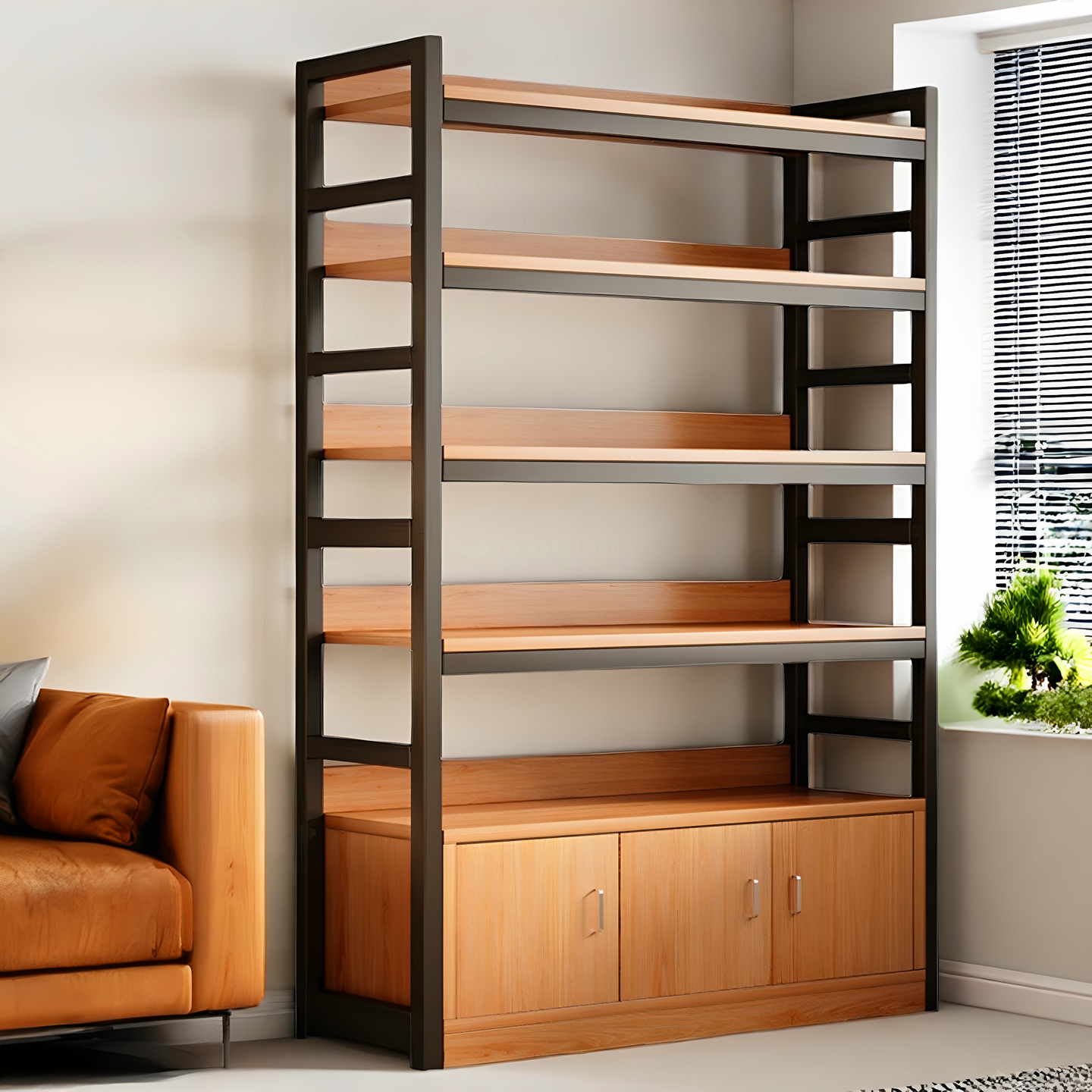 【全网热销当天发货】钢木书架