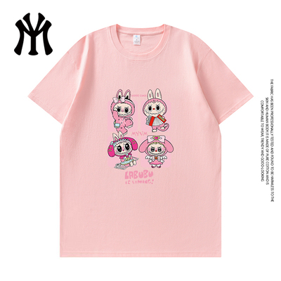 官方正品夏季情侣纯棉短袖潮流短袖男款爆款26新款T恤男女款12