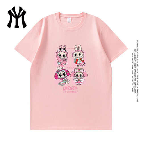 官方正品夏季情侣纯棉短袖潮流短袖男款爆款26新款T恤男女款12