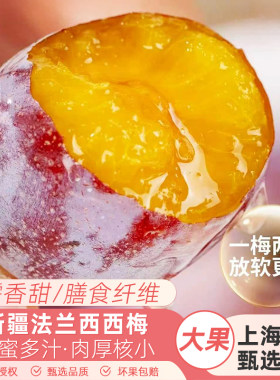 新疆法兰西西梅当季新鲜水果孕妇进口李子西梅甜蜜当季时令水果