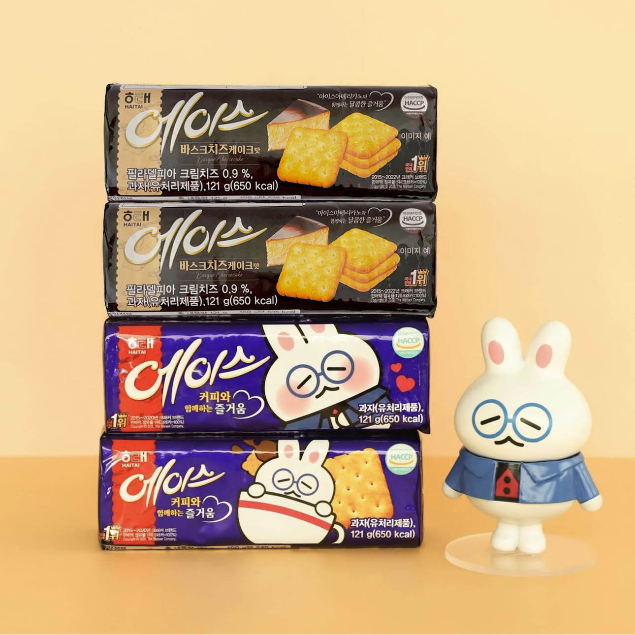 海太ACE奶盐味芝士苏打饼干咸味梳打咖啡曲奇下午茶 韩国进口零食