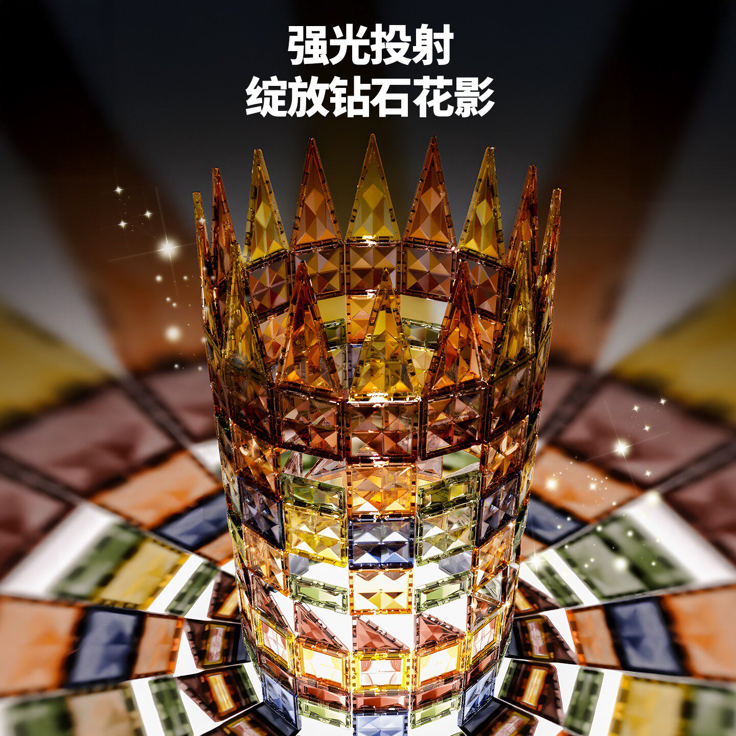 韩国儿童磁力片男女孩3到6岁以上宝宝益智拼装磁铁吸方块积木拼图