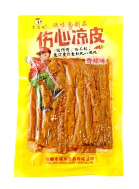 零食房伤心凉皮辣条老式面筋