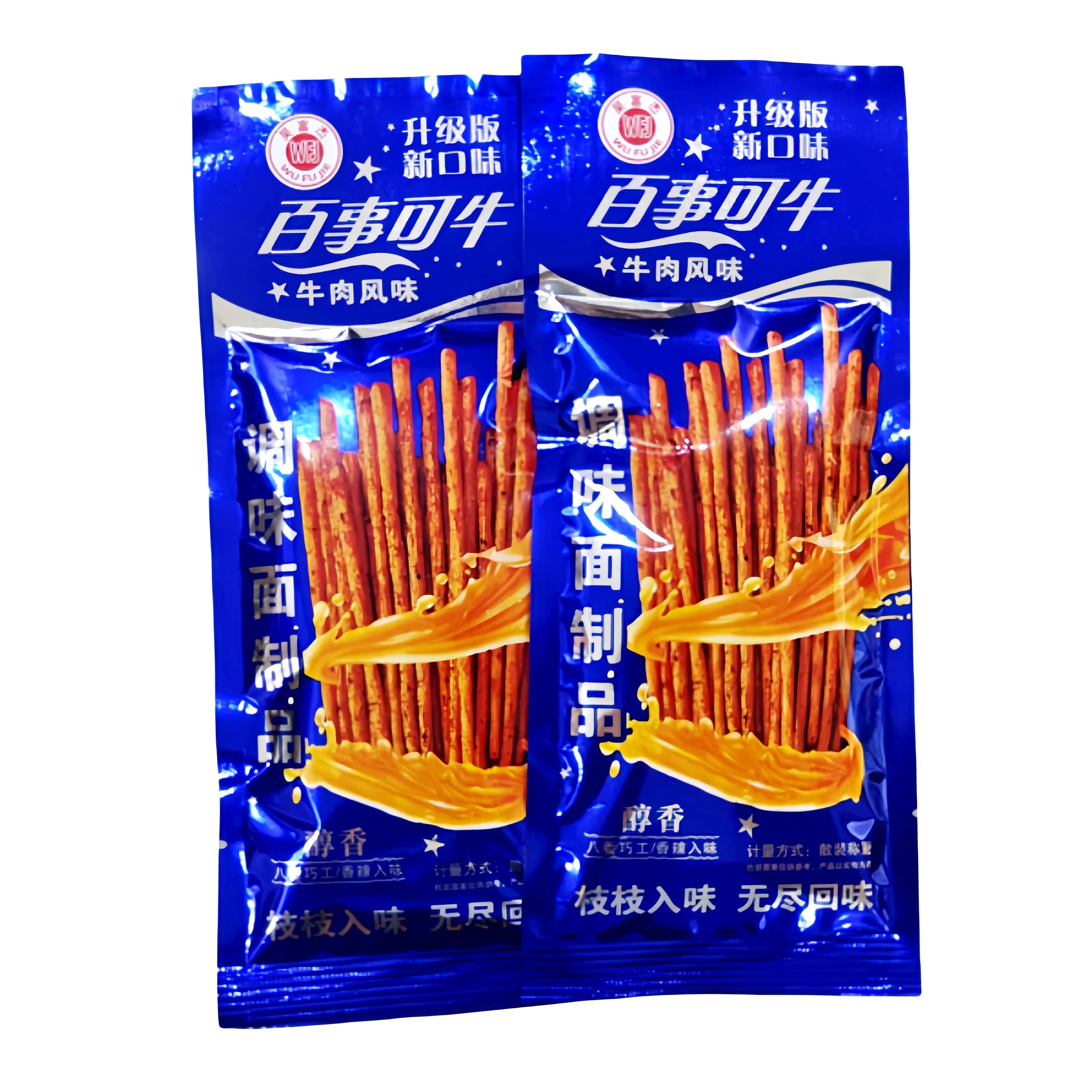 吴富杰百事可牛辣条素牛肉棒酒鬼过桥米线80后怀旧小零食童年辣条