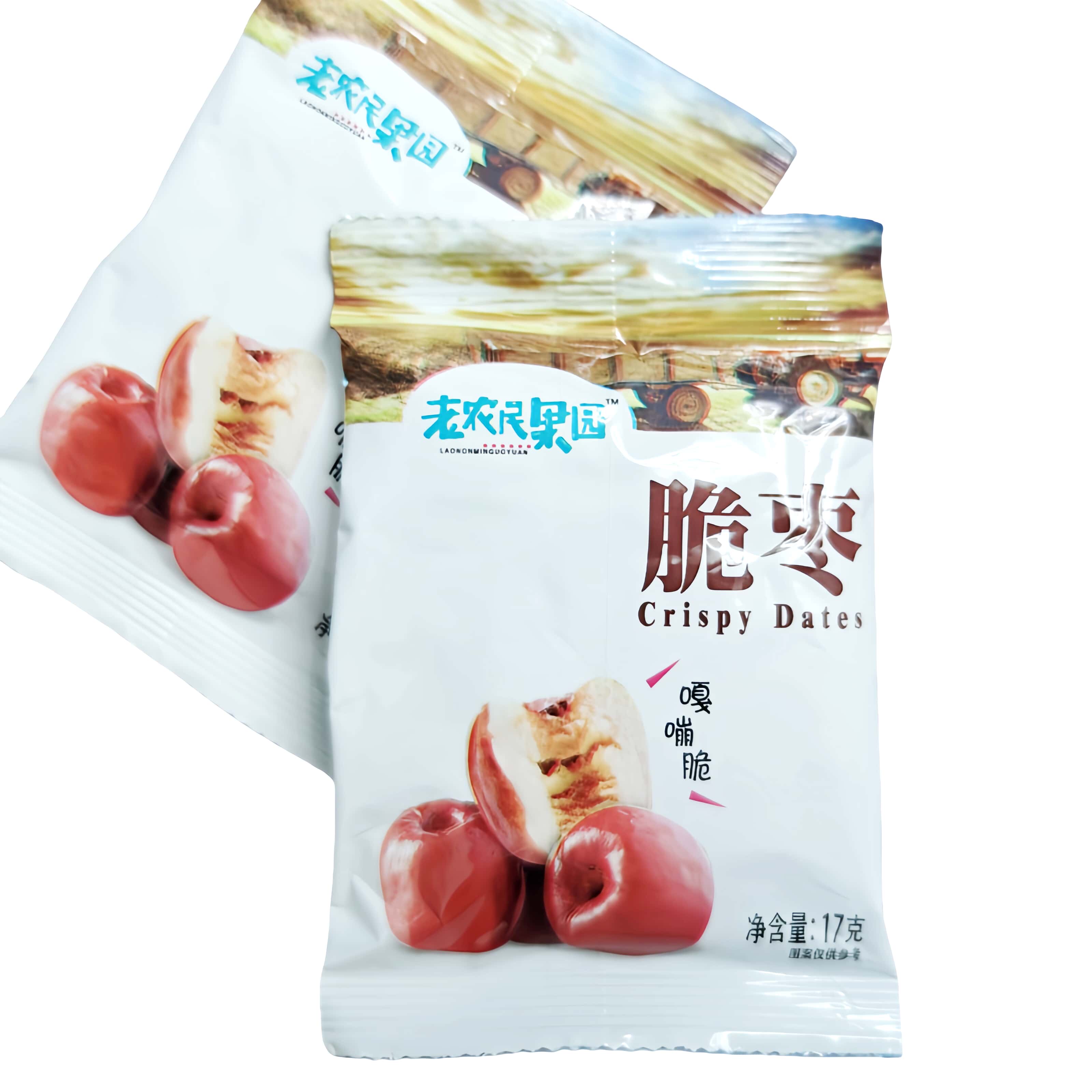 老农民果园脆枣香酥无核新疆灰枣网红休闲解馋小零食干酥香脆零食