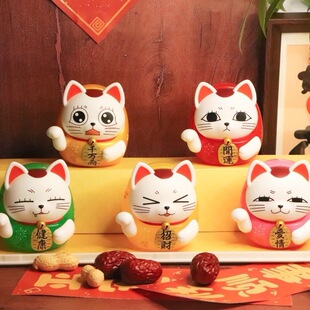 正版SUNRISEPOP胆大党高速婆婆达摩手办盲盒招财猫周边摆件礼物