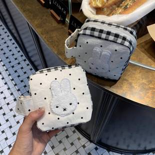 卡通可爱卫生巾收纳包大容量装姨妈巾小包包便携月事包学生零钱包