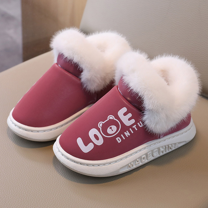 女童加绒雪地靴冬季儿童皮毛一体大棉靴2025新款防滑加厚棉鞋男孩,童鞋/婴儿鞋/亲子鞋,棉鞋,淘宝优惠券,粉丝福利购,淘宝优惠卷