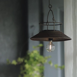 日系铁艺太阳能灯花园装饰杂货挂件 ins 花园氛围摄影道具民宿