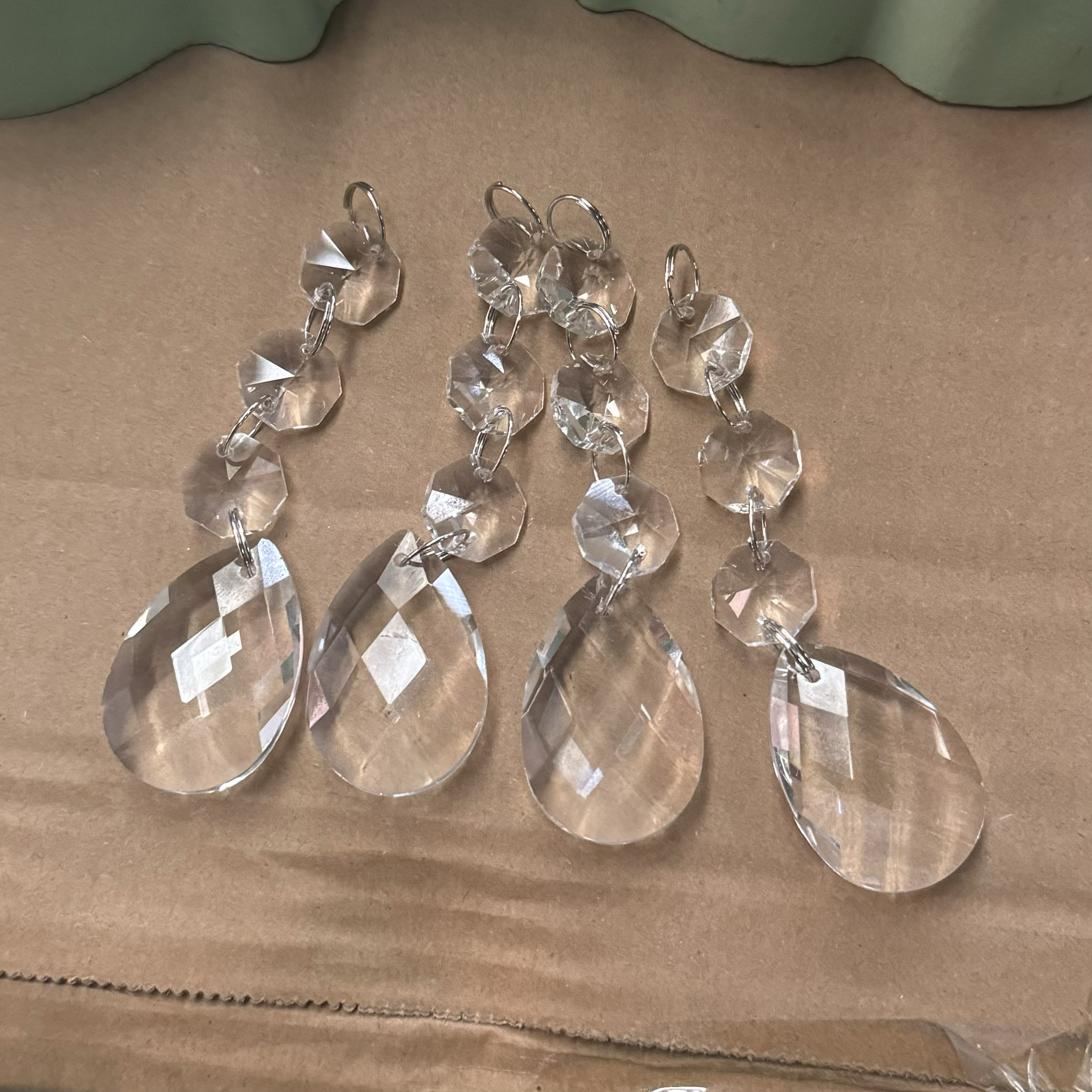 花园杂货配件风灯水晶挂件随单包邮