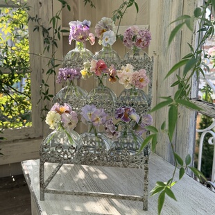 铁艺花瓶花架花园装饰杂货摆件家居陈列咖啡厅民宿花瓶花架