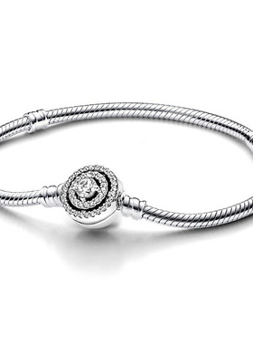 潘家Moments光环链扣蛇骨链手链蛇骨链手链蛇骨链手链手串基础链