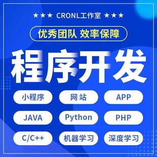 软件开发定制java项目代做微信小程序爬虫Python代编程计算机设计