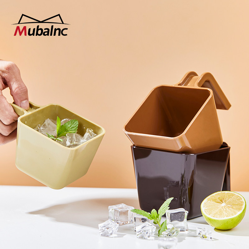 冰铲勺咖啡店同款方形加厚量冰勺