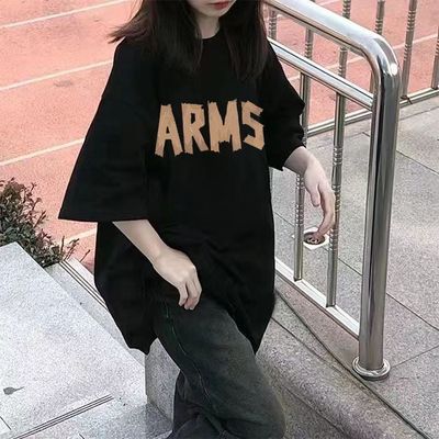 纯棉夏季短袖tt恤女个性薄款韩版