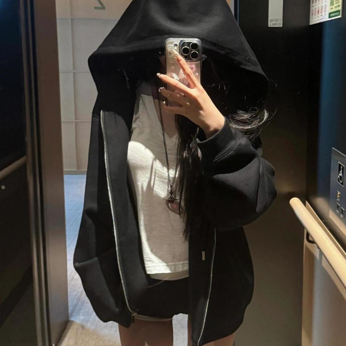 2026新款连帽拉链卫衣女春秋图片