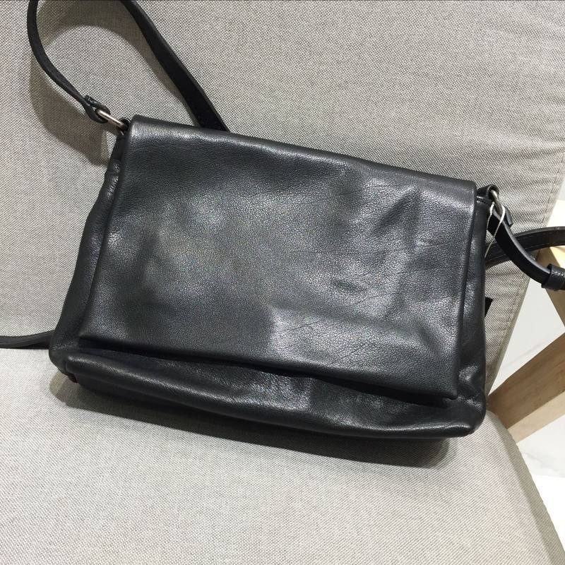 复古头层牛皮手工休闲森系女式单肩包斜挎包女款小包腋下包软皮