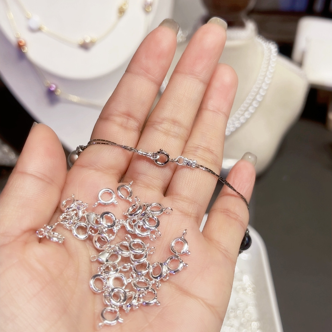 （2955）厚银弹簧扣30个,饰品/流行首饰/时尚饰品新,其他DIY饰品配件,淘宝优惠券,粉丝福利购,淘宝优惠卷