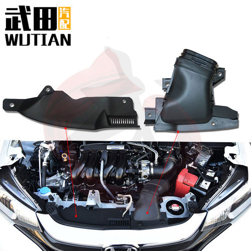 适用于14-20三代飞度GK5水箱上护板中网盖板鸭嘴进风口原车送卡扣