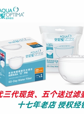 英国安芯泉滤芯碧捷SWP820净水杯器冷水过滤壶滤芯除水垢氯气杂质