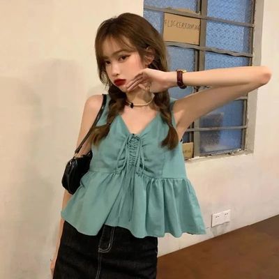 蝴蝶结纯色抽绳纯欲工厂直销